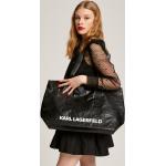 Női Lezser Textil Fekete Karl Lagerfeld Bevásárló táskák 