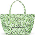Női Lezser Leopárdmintás Textil Zöld Karl Lagerfeld Retikülök Fenntartható forrásból 