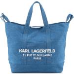 Női Elegáns Kék Karl Lagerfeld Bevásárló táskák 