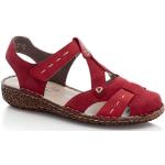 Női Piros Rieker Nyári cipők akciósan 41-es méretben 