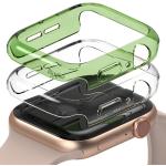 Ringke Slim Watch Case 2x védõtok Apple Watch 4 40mm/Watch 5 40mm/Watch 6 40mm/Watch SE órához - Zöld KP14171