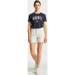 Rövidnadrág Gant White Denim Shorts Fehér 27