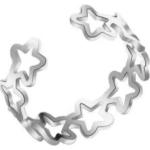 Női Elegáns Ezüst Gyűrűk Rozsdamentes acélból 