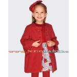 Lány Bársony Piros Mayoral Gyerek ruhák 6 éveseknek 