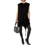 Aszimmetrikus Női Lezser Viszkóz Fekete Diesel Féloldalas ruhák Plusz méretes 