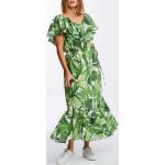 Ruha Gant D2. Palm Breeze Ruffle Dress Zöld 34