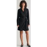 Női Lezser Poliamid Fekete Gant Mini Átlapolt ruhák XXS-es 