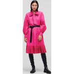 Fodros Női Rózsaszín Karl Lagerfeld Ingruhák Fenntartható forrásból M-es 