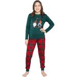 Lány Kockás Gumi Zöld Italian Fashion Gyerek pizsamák Karácsonyra akciósan 6 éveseknek 