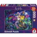Rózsa árnyalatú Schmidt Cirkusz 1000 darabos  Puzzle-k 