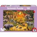 Schmidt 150   darabos  Afrika motívumos Puzzle-k 5 - 7 éves korig 