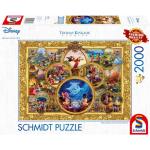 Romantikus Schmidt Mickey Mouse és barátai Minnie Mouse 2000    darabos  Egér motívumos Mese puzzle-k 