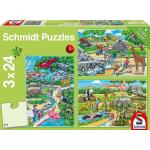 Schmidt Állatkert 24   darabos  Puzzle-k 3 - 5 éves korig 