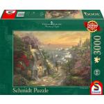 Schmidt 3000 db-os puzzle - The Village Lighthouse, Thomas Kinkade (59482)