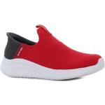 Lány Piros Skechers Ultra Flex Bélelt Slip-on tornacipők - 3-5 cm-es sarokkal 33-as méretben 