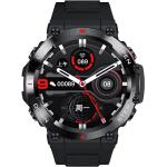 Smart Watch AK45 outdoor sport okosóra bluetooth telefon funkcióval - Midnight black