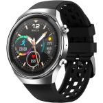 Smart Watch Q8 pulzusmérõs telefonfunkciós okosóra - fekete-ezüst