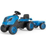 Smoby Farmer XL Traktor utánfutóval - Kék (710129)