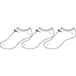 Női Sportos Fehér Nike Pamut zoknik akciósan 