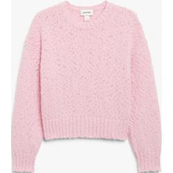 Structured knit sweater - Pink