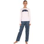 Női Lezser Pöttyös STYX Hosszu ujjú Pizsamák XL-es 