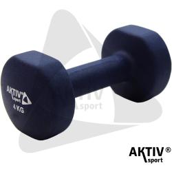 Súlyzó neoprén Aktivsport 4 kg kék