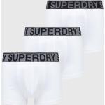 Férfi Elasztán Fehér SUPERDRY Boxerek 3 darab / csomag XL-es 