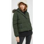 Női Akril szál Zöld SUPERDRY Béléses Átmeneti & Tavaszi kabátok Fenntartható forrásból XS-es 