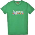 Supreme zöld, Tetris mintás gyerek póló – 8 év