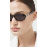 Designer Női Fekete Swarovski Szögletes napszemüvegek Egy méretű 