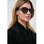 Designer Női Acetát Fekete Swarovski Szemüvegek Egy méretű 
