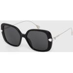 Designer Női Acetát Fekete Swarovski Szögletes napszemüvegek Egy méretű 