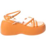Női Narancssárga Monki Őszi Brogue cipők - 7-9 cm-es sarokkal akciósan 