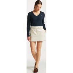 Szoknya Gant Textured Mini Skirt Fehér 36