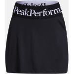 Női Lezser Fekete Peak Performance Tenisz szoknyák XS-es 