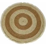 Kókuszrost Barna Kör alakú szőnyegek 100 cm átmérővel akciósan 