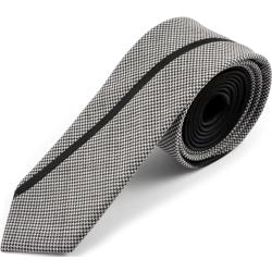 Szürke színű gyapjú nyakkendõ vezetõi dizájnnal