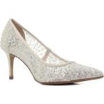 Női Klasszikus Textil Fehér Tamaris Tavaszi Magassarkú cipők Esküvőre - 7-9 cm-es sarokkal akciósan 40-es méretben 