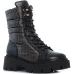 Női Romantikus Textil Fekete Tamaris Téli cipők - 5-7 cm-es sarokkal akciósan 41-es méretben 