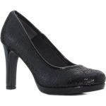 Női Lezser Textil Fekete Tamaris Őszi Magassarkú cipők Vegán összetevőkből - 9 cm fölötti sarokkal akciósan 39-es méretben 