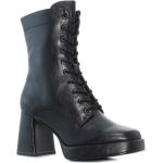 Női Romantikus Textil Fekete Tamaris Téli cipők Vegán összetevőkből - 5-7 cm-es sarokkal akciósan 40-es méretben 