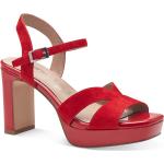 Női Bőr Piros Tamaris Nyári cipők 37-es méretben 