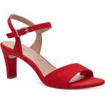 Női Textil Piros Tamaris Nyári cipők 36-os méretben 