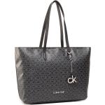 Designer Fekete Calvin Klein Bevásárló táskák 