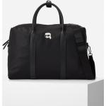 Női Elegáns Nylon Fekete Karl Lagerfeld Kerekes Utazó bőröndök Fenntartható forrásból 