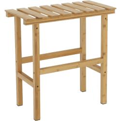 Téglalap alakú kisasztal pezsgõfürdõhöz, természetes bambusz, VIREO TYP 2