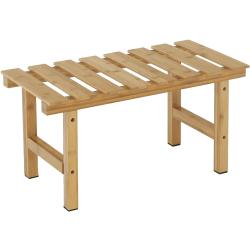 Téglalap alakú kisasztal pezsgõfürdõhöz, természetes bambusz, VIREO TYP 4