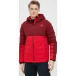 Férfi Nylon Piros The North Face Téli Béléses Sportos kabátok Fenntartható forrásból S-es 