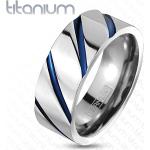 Kék Ekszer eshop Titánium gyűrűk 52 