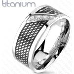 Ezüst Ekszer eshop Titánium gyűrűk 59 